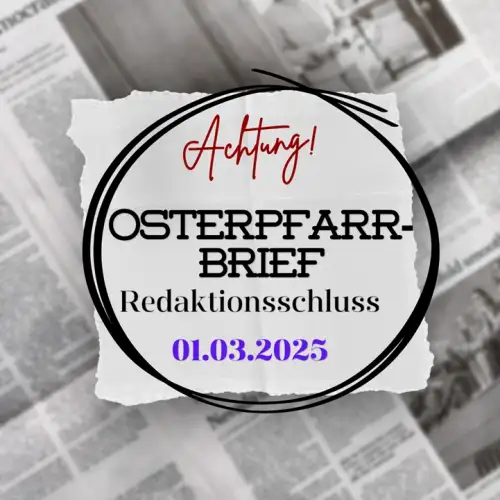 Osterpfarrbrief - 